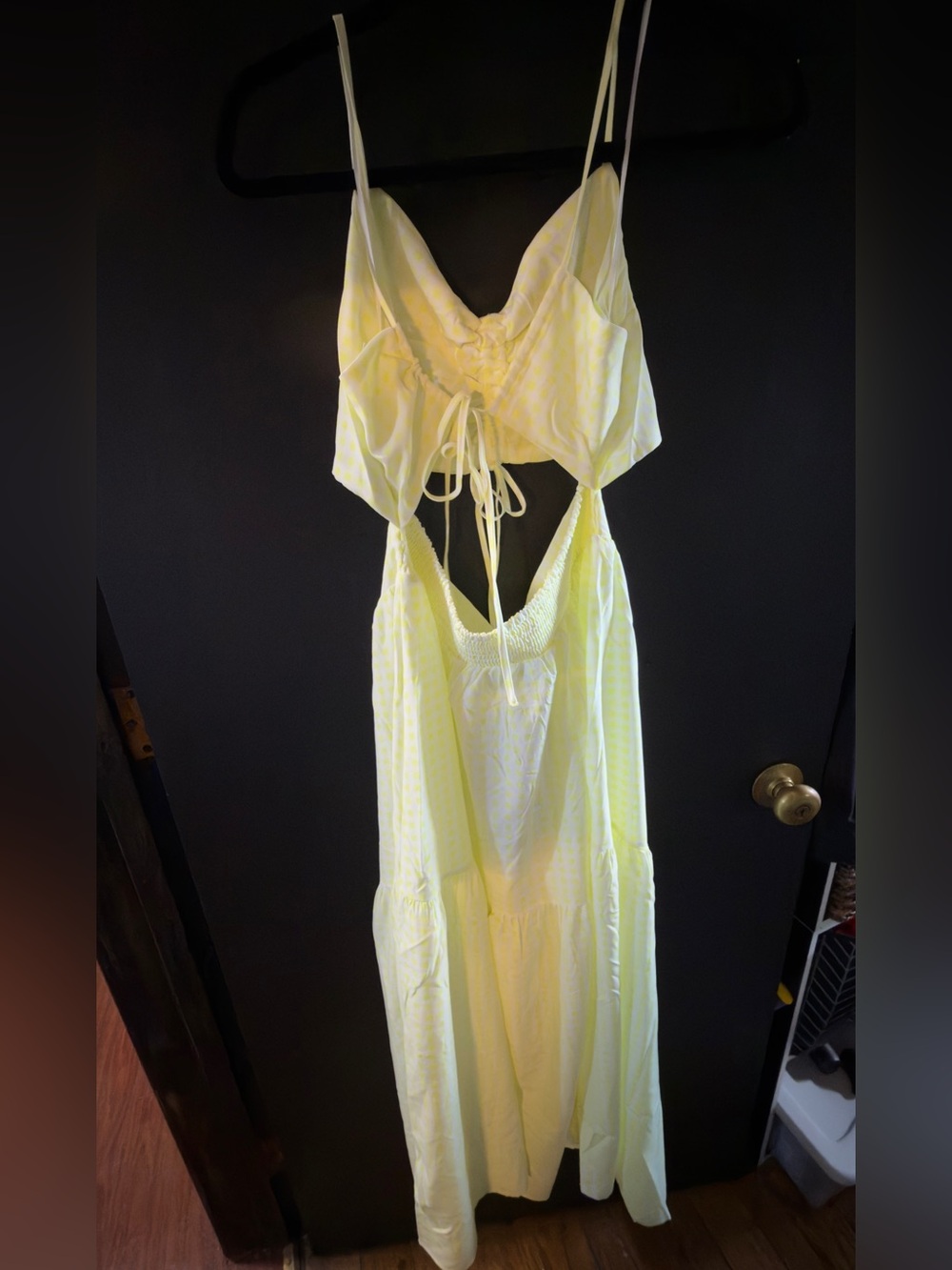 Juicy Couture Yellow Gingham Maxi Dress - Picture 3 of 4